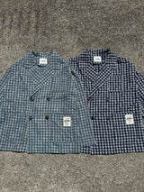 Check tailored ss jacket