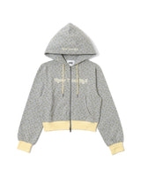 BICOLOR HEART LOGO HOODIE 