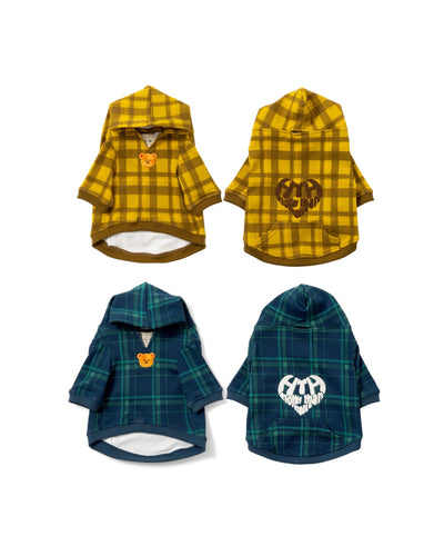 wiggle wiggle × HTH heart logo hoodie (for pets) 