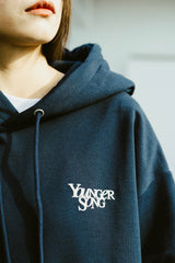 foaming universal logo hoodie