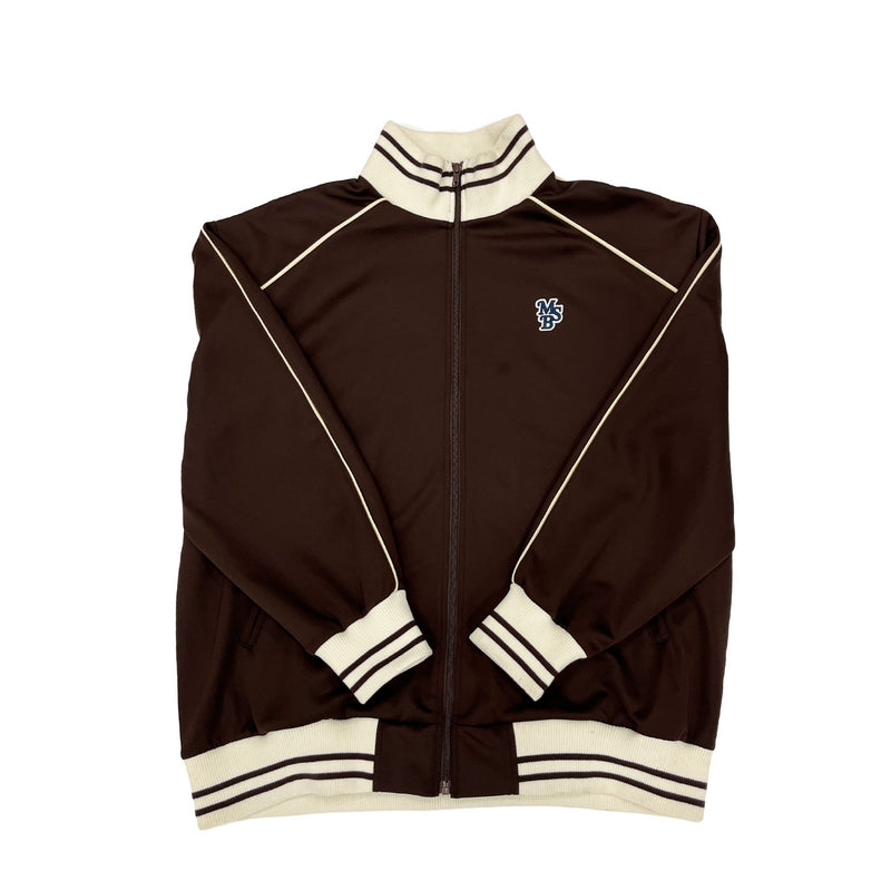 logo patch line track jacket – YZ