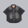 CMT RULER WASHED DENIM SHIRT