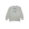 writing flower logo sweat