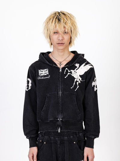 Skull Pegasus Hoodie