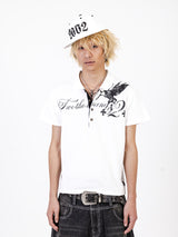 Skull Pegasus Polo Shirt