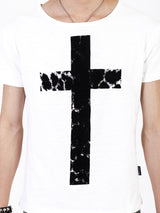 Cross Flocked Tee