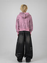 Typewriter Baggy Denim Pants