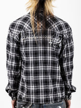 Rhinestone Checked Shirt 