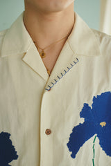 flower embroidery shirt