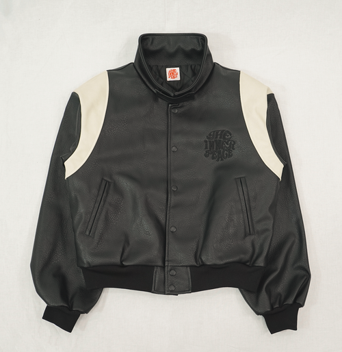 the inner peace quilted leather jacket