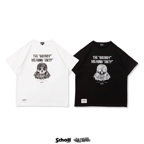 Schott x Badway Skull Graphic Tee