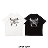 Schott x Badway Skull Graphic Tee