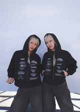 阻力皇后Zip Hoodie