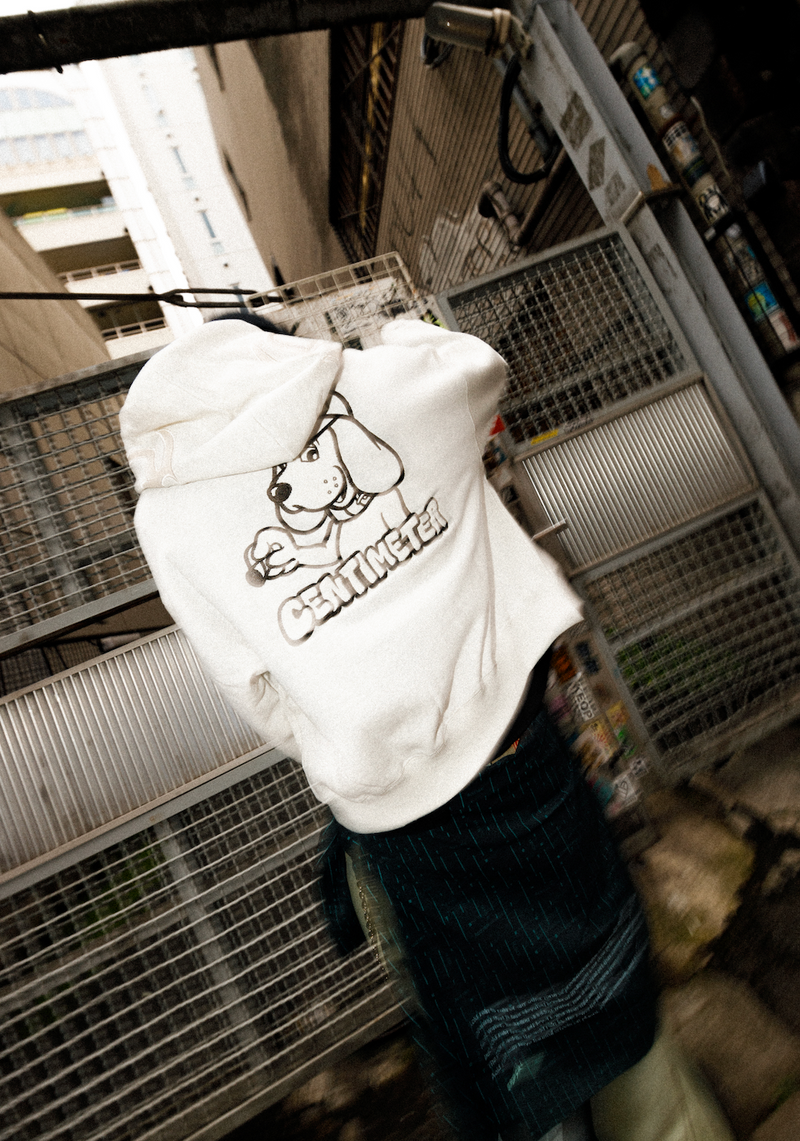 galfy × centimeter zip hoodie