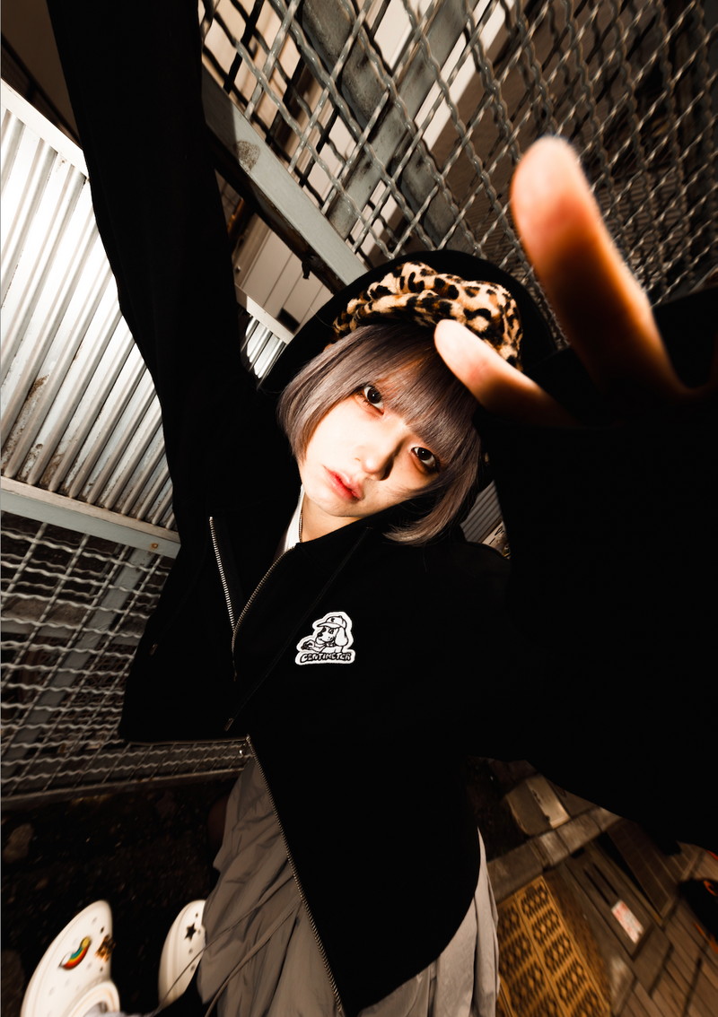 galfy × centimeter zip hoodie