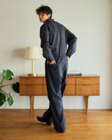 open collar belted assort l/s jump suit