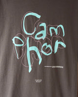 camphor scrawl embroidery tee