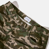 CAMO/Leather Docking Double Knee Baggy Trousersempty)