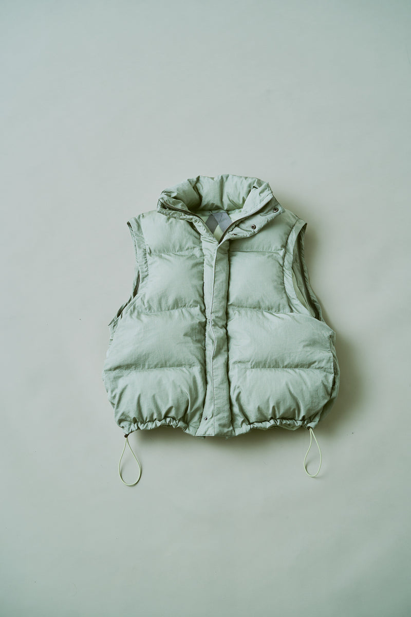 detachable sleeve 4way puffer jacket