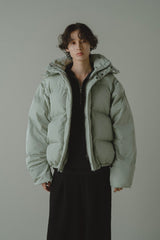 detachable sleeve 4way puffer jacket