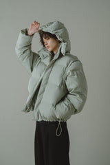 detachable sleeve 4way puffer jacket