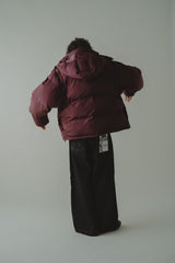 detachable sleeve 4way puffer jacket