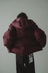 detachable sleeve 4way puffer jacket