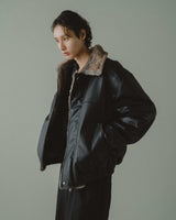 FUR/LEATHER REVERSIBLE JACKET