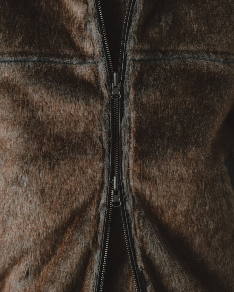 FUR/LEATHER REVERSIBLE JACKET