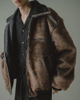 FUR/LEATHER REVERSIBLE JACKET