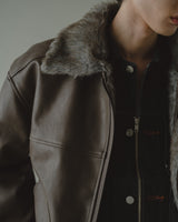 FUR/LEATHER REVERSIBLE JACKET