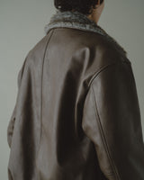 FUR/LEATHER REVERSIBLE JACKET