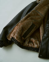 FUR/LEATHER REVERSIBLE JACKET