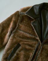 FUR/LEATHER REVERSIBLE JACKET