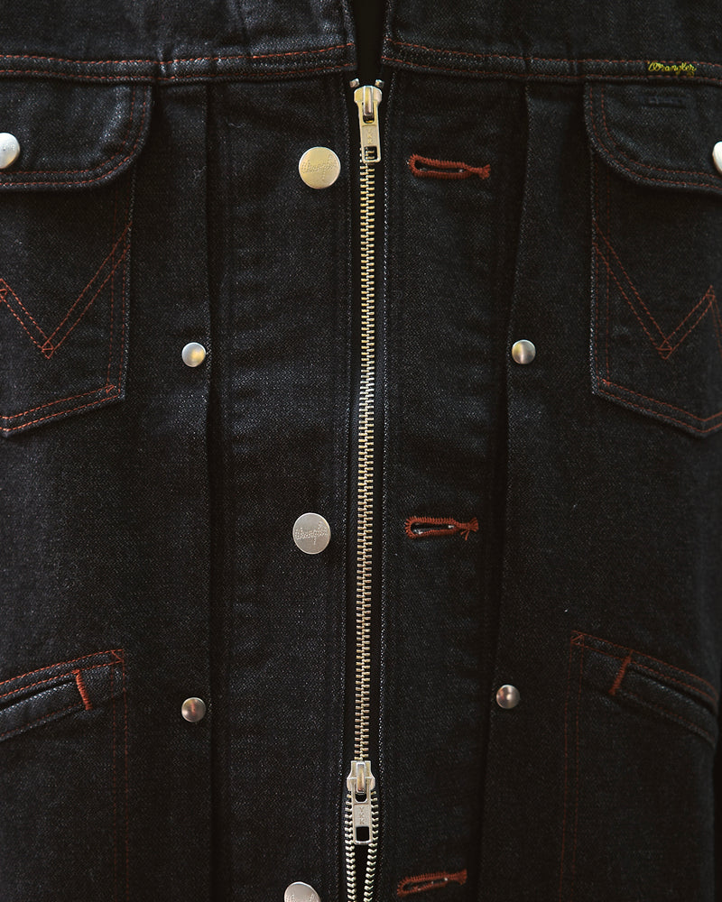 【 CamphorWood × Wrangler 】custom 2way trucker denim jacket 124MJ×24MJZ