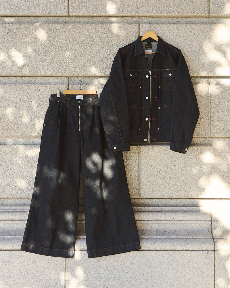 【 CamphorWood × Wrangler 】custom 2way trucker denim jacket 124MJ×24MJZ