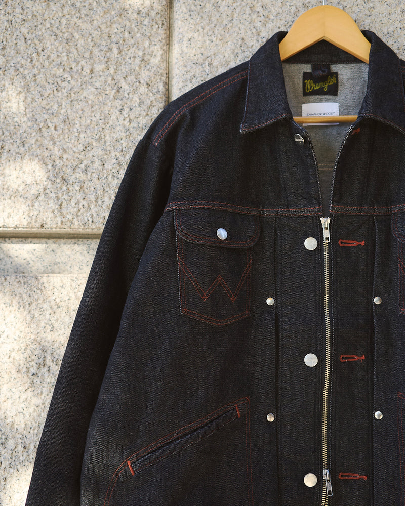 【 CamphorWood × Wrangler 】custom 2way trucker denim jacket 124MJ×24MJZ