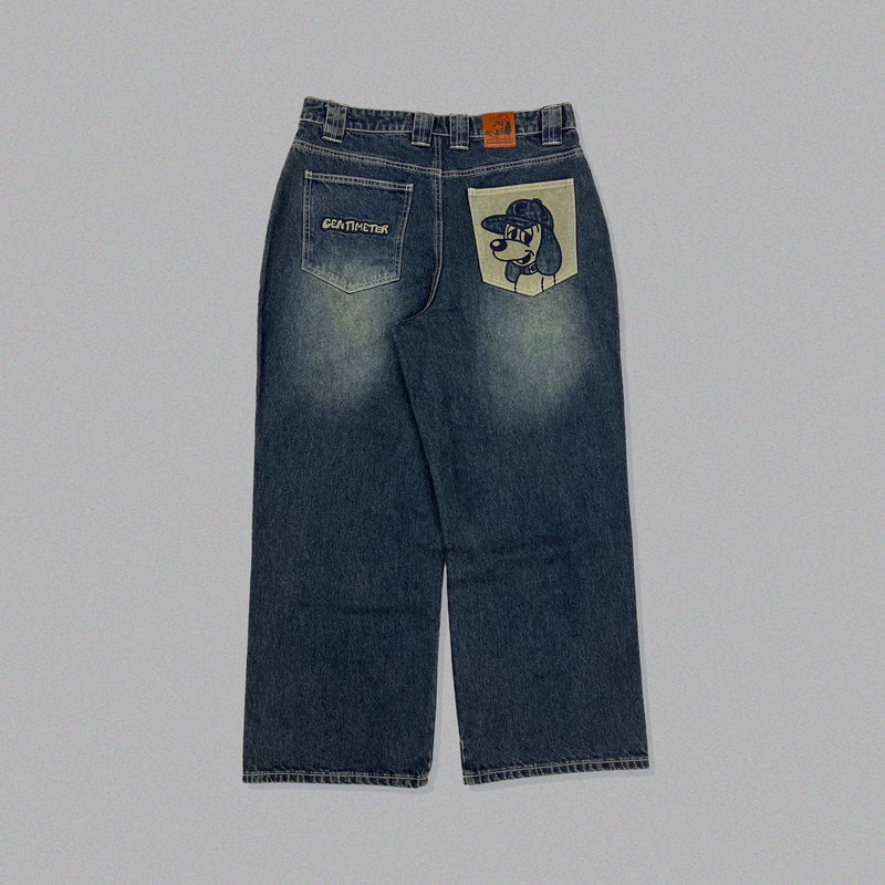 CMT RULER DENIM PANTS