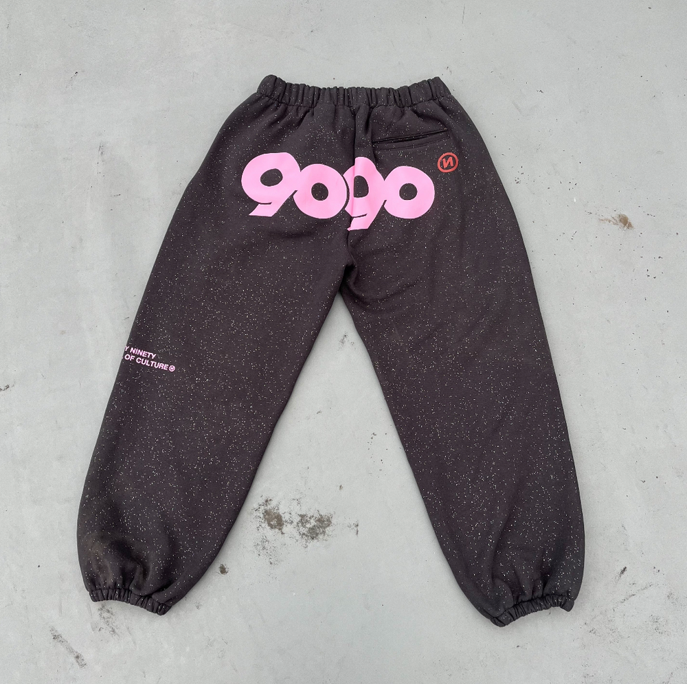 90 Logo Glitter Light Sweat Pants 【9090girl】 – YZ 90 Logo Glitter Light Sweat Pants 【9090girl】 – YZ