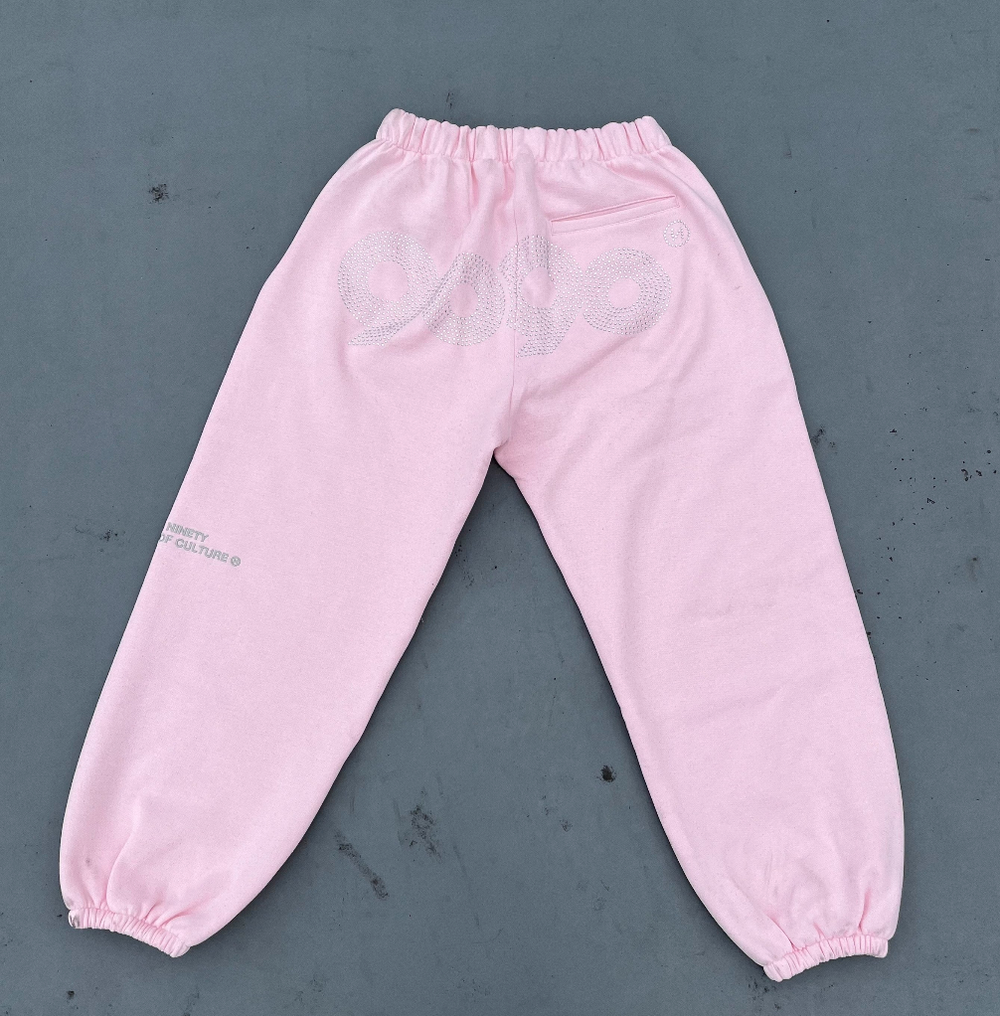 90 Logo Glitter Light Sweat Pants 【9090girl】 – YZ 90 Logo Glitter Light Sweat Pants 【9090girl】 – YZ
