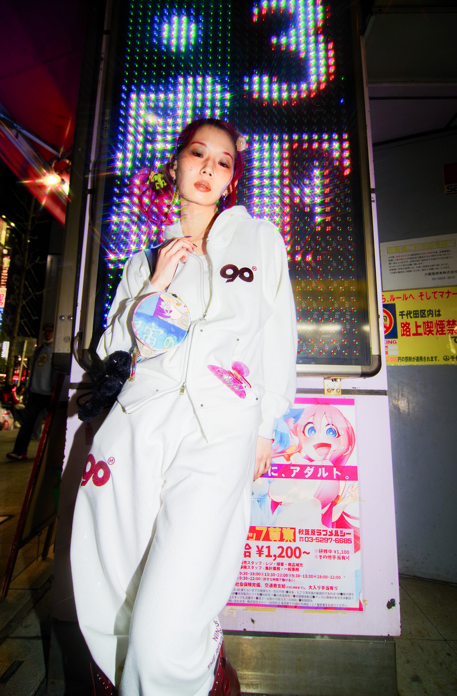 90 Logo Glitter Light Sweat Pants 【9090girl】 – YZ 90 Logo Glitter Light Sweat Pants 【9090girl】 – YZ
