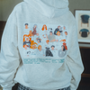 CONVENIENCEYOUNG×common gull products. people and animals hoodie