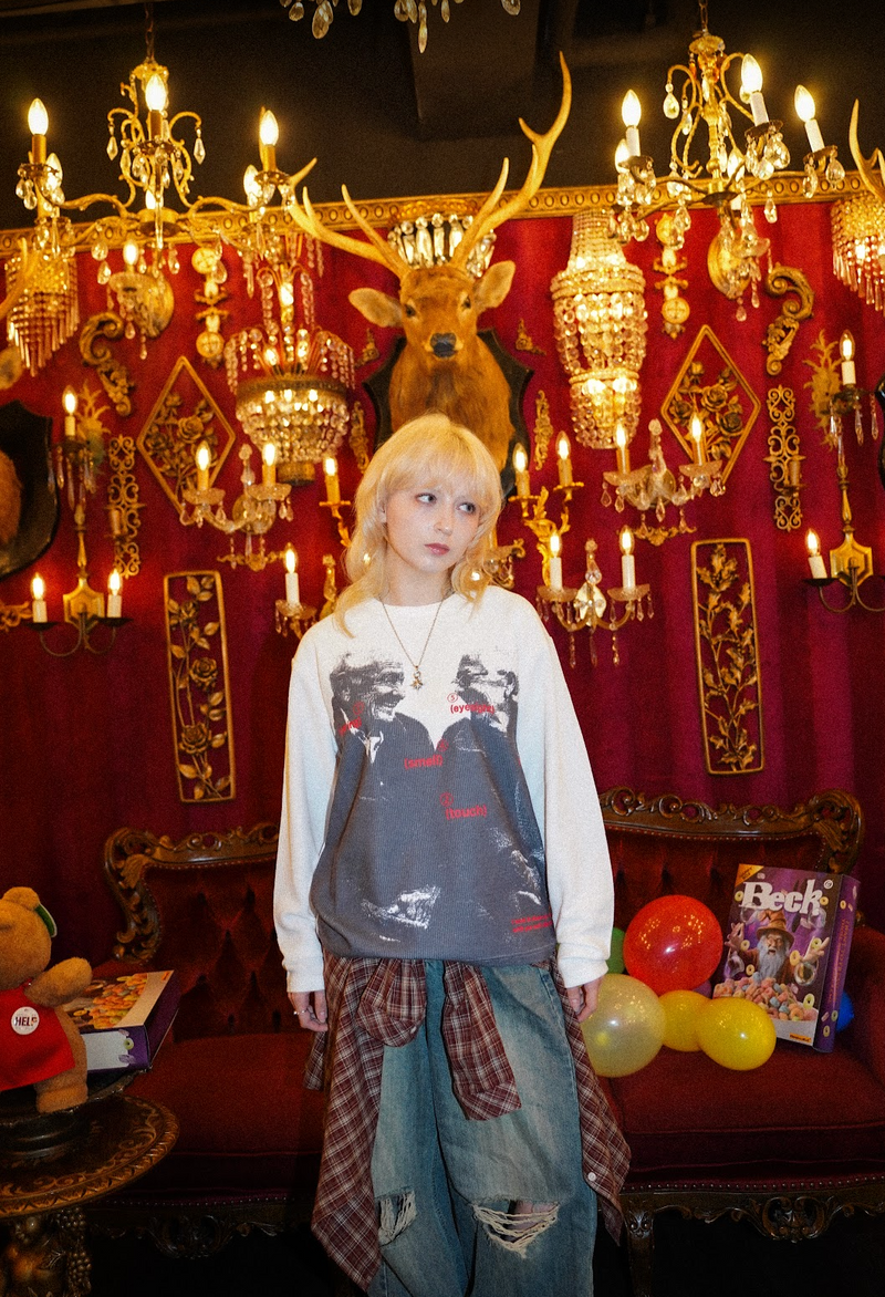 elderly couple thermal long Tee