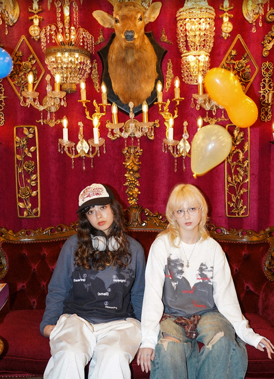 elderly couple thermal long Tee