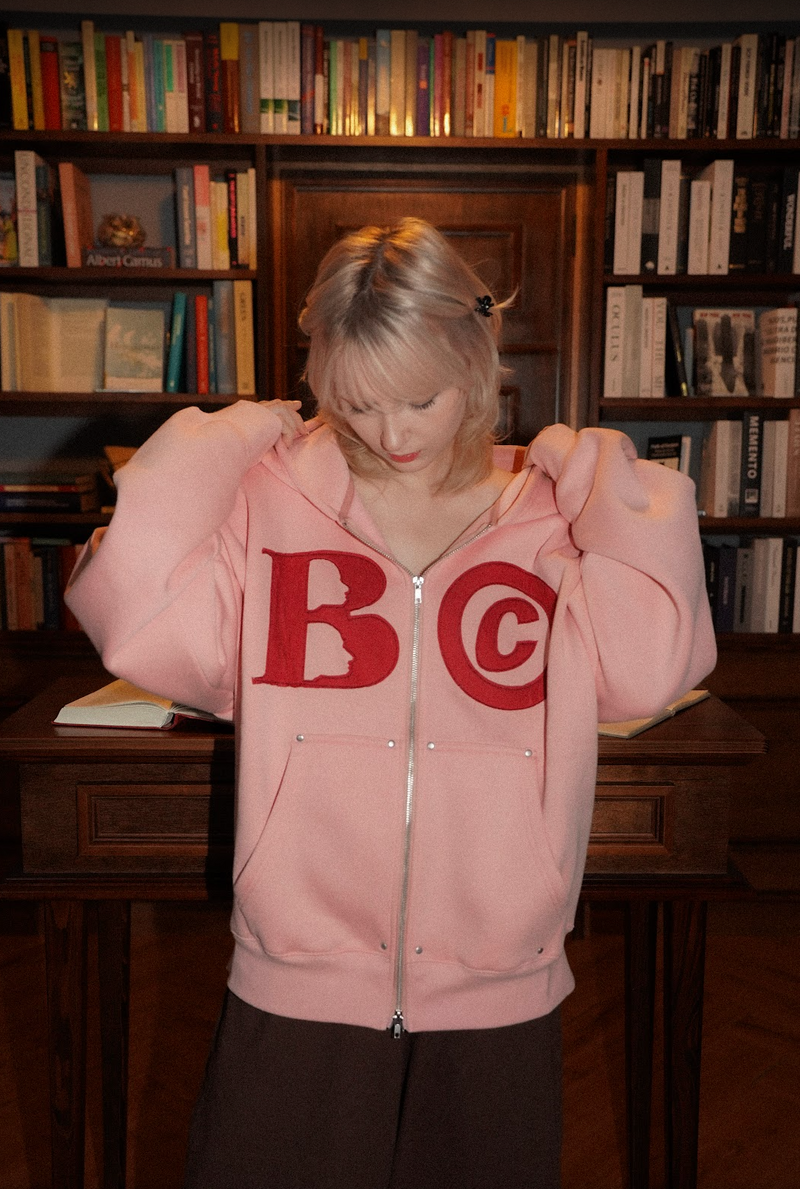 BC logo zip hoodie