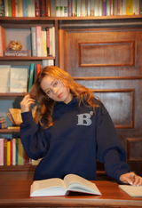 B logo hoodie