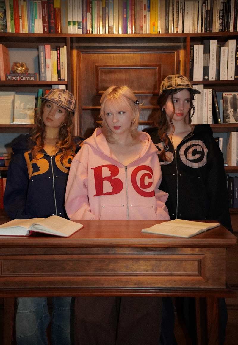 BC logo zip hoodie