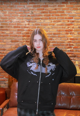 리버시블 집 후디 