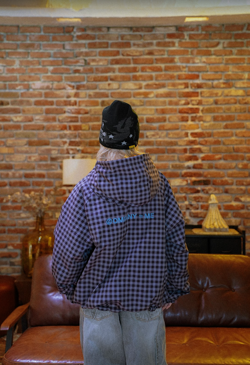 Reversible nylon zip hoodie – YZ