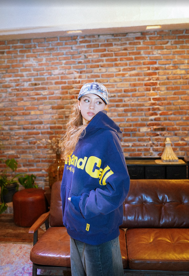 Beck wash hoodie ネイビー Beck wash hoodie – YZ